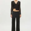 Oval Square - Christy Blouse - Black