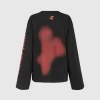Oval Square - Select Ls Tee - Black