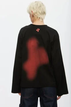 Oval Square - Select Ls Tee - Black