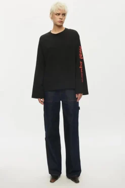 Oval Square - Select Ls Tee - Black