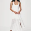 ROWIE - Lorna Lace Midi Dress - Bone