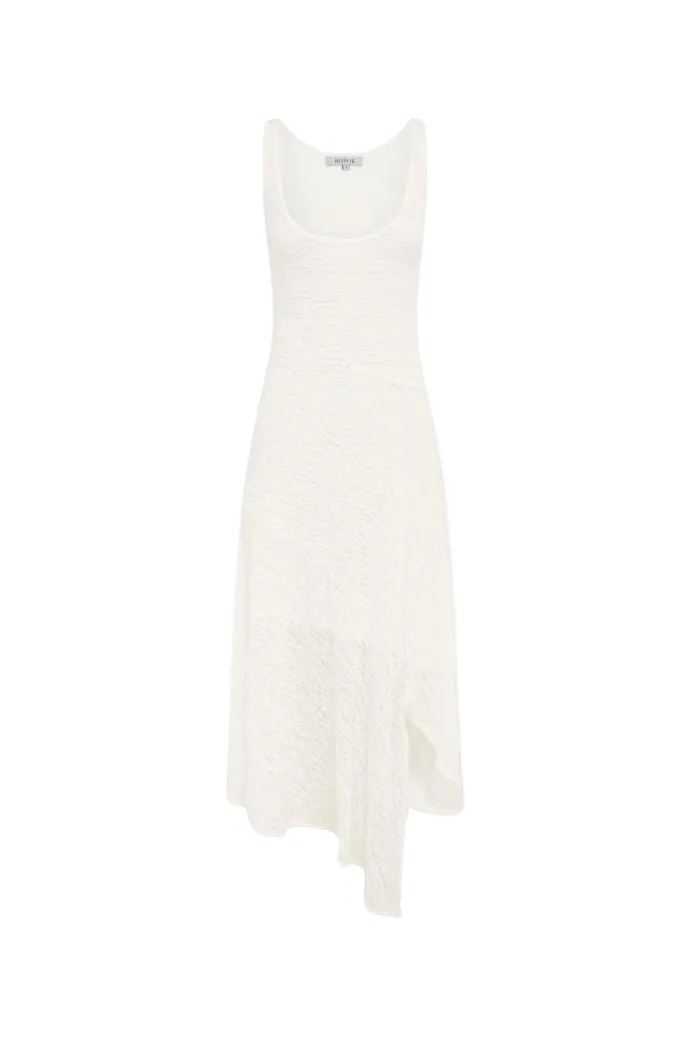 ROWIE - Lorna Lace Midi Dress - Bone