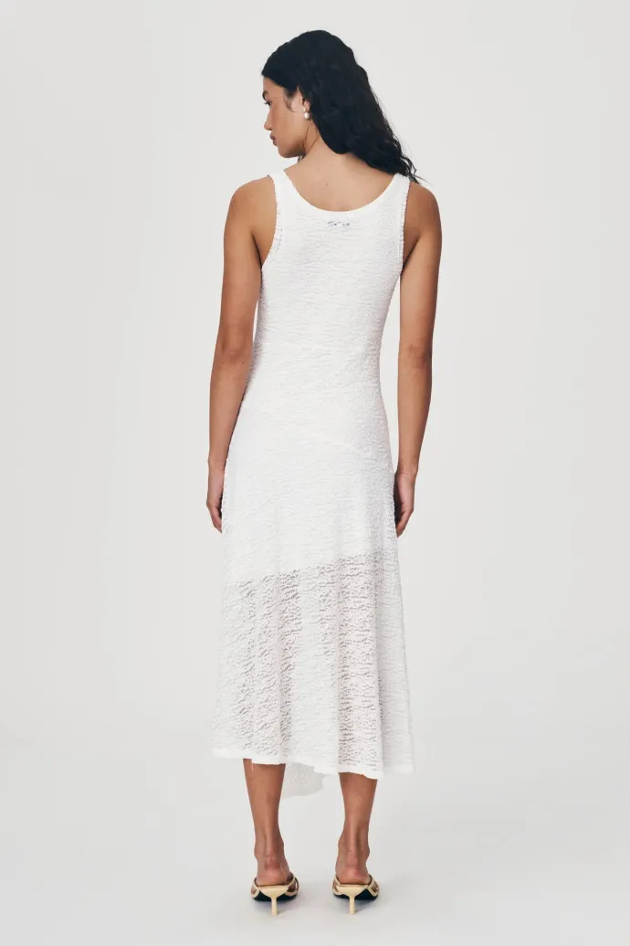 ROWIE - Lorna Lace Midi Dress - Bone
