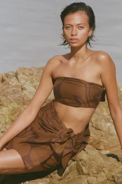 Soleil Soleil - Petite Pareo - Wave Umber
