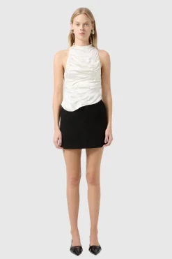 Third Form - Elemental Ruched Top - White
