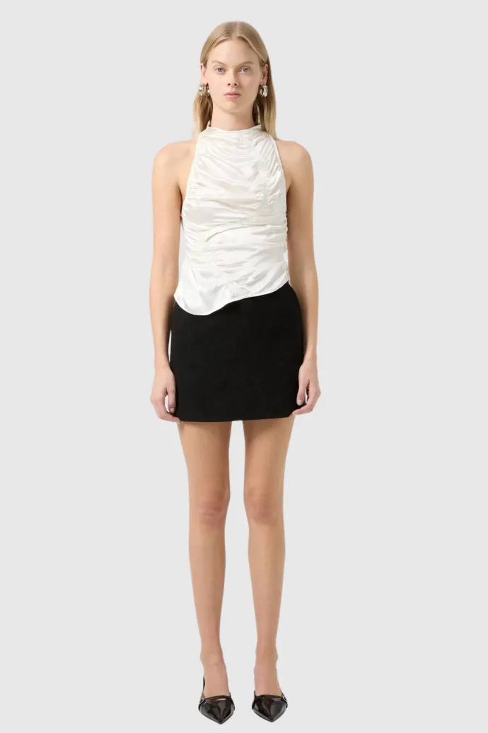 Third Form - Elemental Ruched Top - White