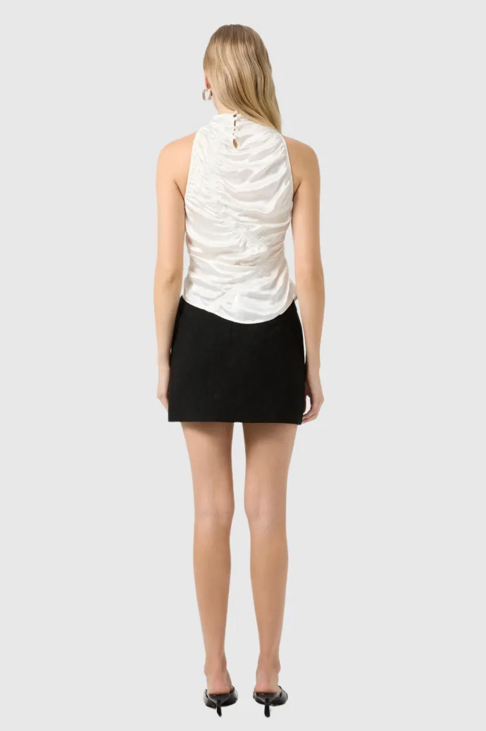 Third Form - Elemental Ruched Top - White