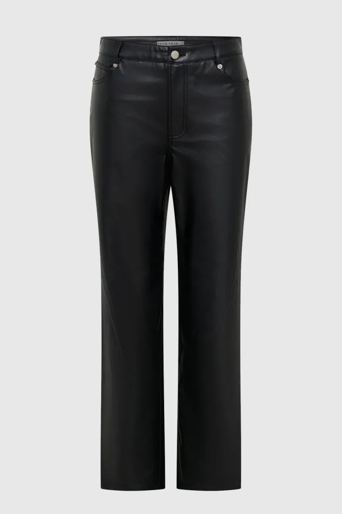 Third Form - Vagabond PU Jean - Black