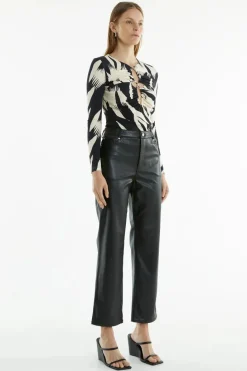Third Form - Vagabond PU Jean - Black