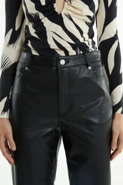 Third Form - Vagabond PU Jean - Black