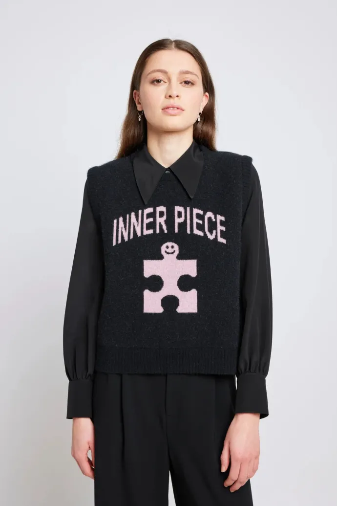 Twenty-Seven Names - Inner Piece Vest - Black