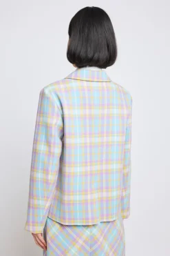 Twenty-Seven Names - Perpetual Motion Jacket - Pastel Check